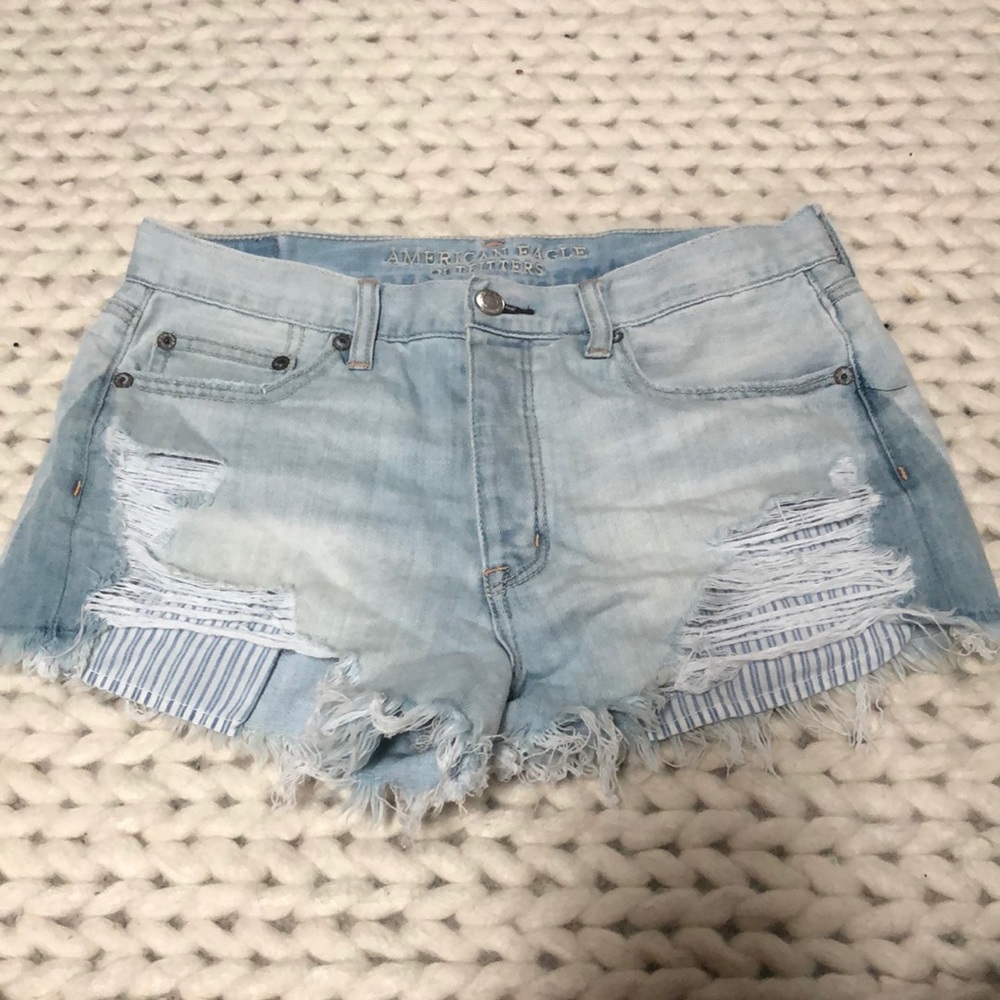 American Eagle button front Jean Shorts